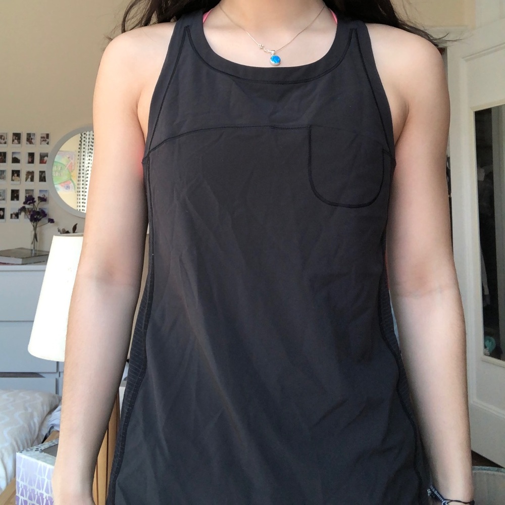 Black Lululemon tank top size 6
